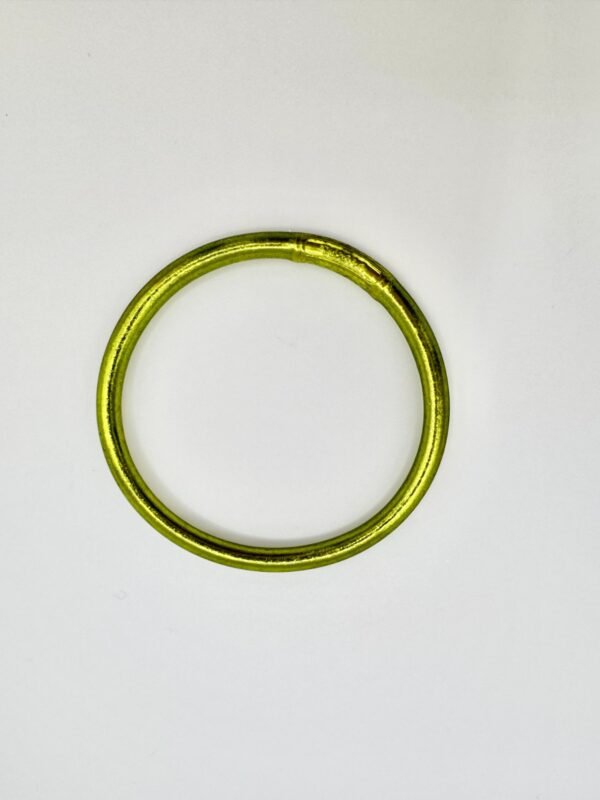 Pulsera lisa verde oliva