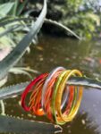 Pulsera twist salmón