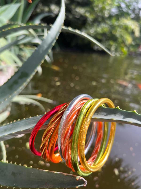 Pulsera twist salmón