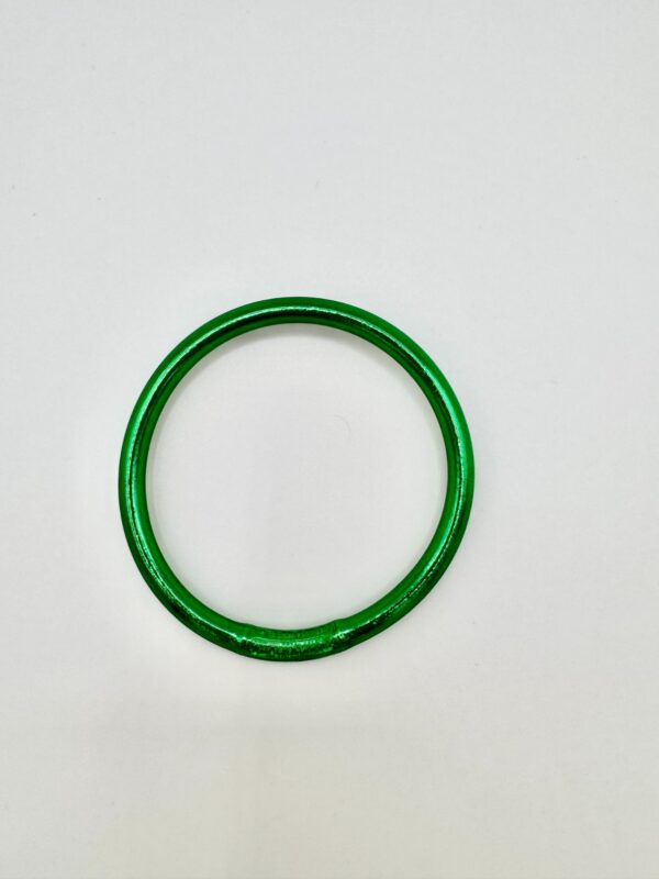 Pulsera lisa verde hoja