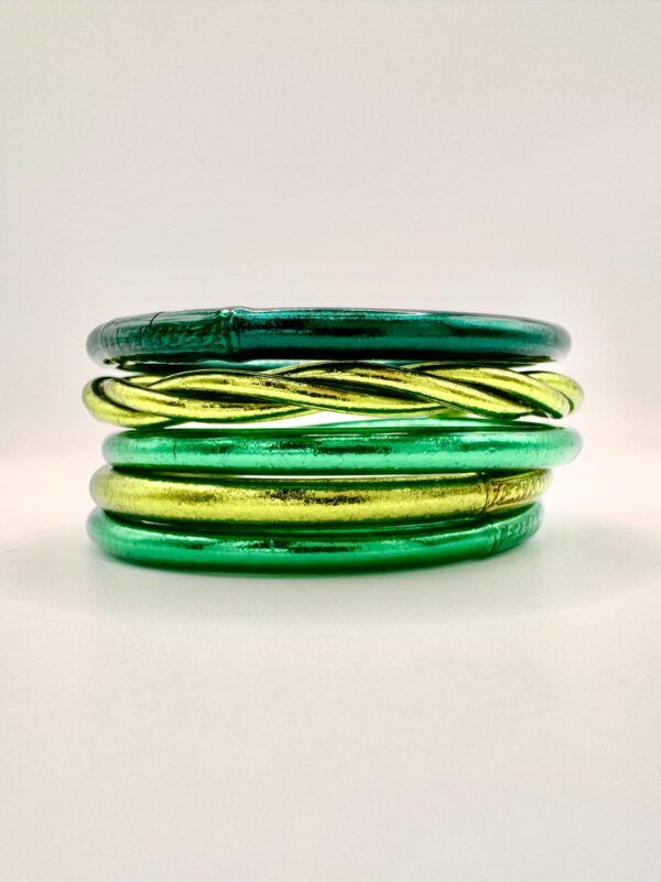 Pulsera lisa verde oliva