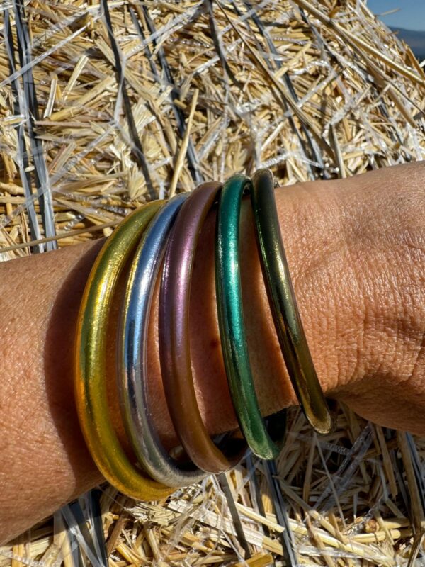 Pulsera lisa prune