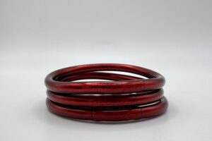 Pulsera lisa red dark