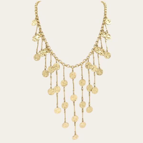 Collar cascada chapitas