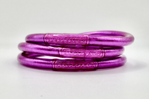 Pulsera lisa purpura